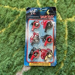 Vintage 1999 wwe whistles